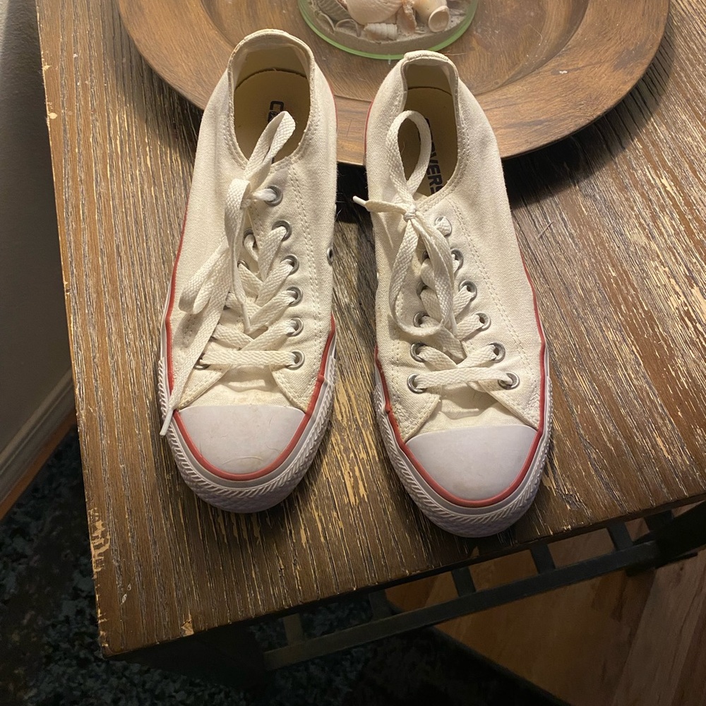 Classic White Canvas Sneakers